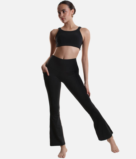 Supersculpt Flared Leggings with Pockets