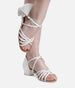 Juvenile Ballroom & Latin Dance Shoes, X-Strap, Gel Padding, Flexible Fit - FLAVIA
