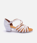 Girls Flavia Ballroom & Latin Competition Shoes • White, Lightweight