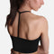 Flexy Crop Top in Black – T-Back Design for Freedom of Movement