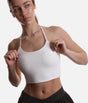 Flexy Crop Top in Cream – Elevate Your Activewear