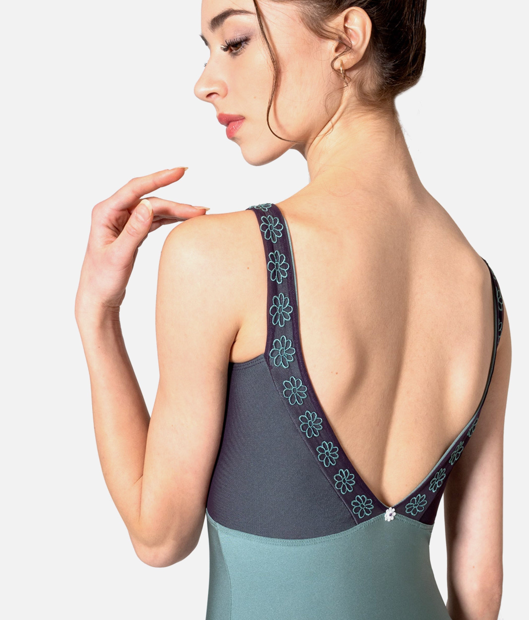 Low Back Elegant Tank Leotard - FEDRA GL