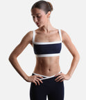 It Girl Bra • Contrast Square-Neck Sports Bra