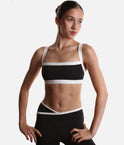 It Girl Bra • Contrast Square-Neck Sports Bra