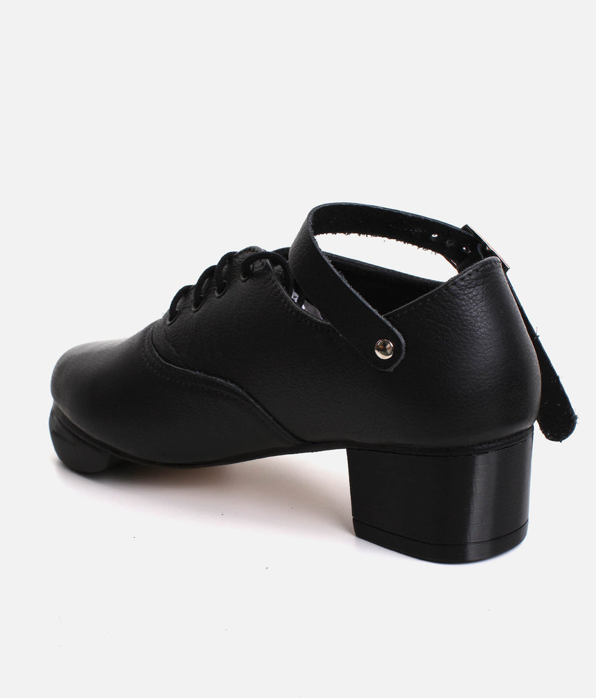 Featherflexi Core Jig Shoes, Beginner to Inter Irish Dancing Hard Shoe - GL50