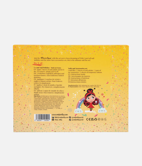 GLITTER ManiCute Nail Polish & Accessories Set, Manicure Gift for Girls