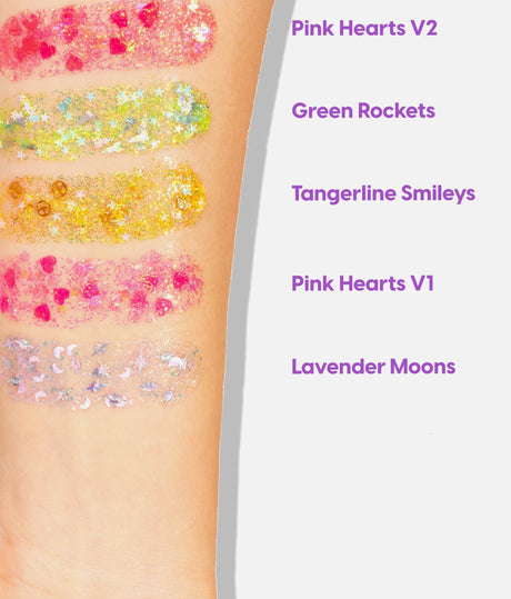 Hair & Body Glitter Gel, Single Packs, Long-Lasting Non-Sticky - SPARKLE GEL