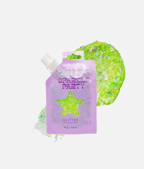 Hair & Body Glitter Gel, Single Packs, Long-Lasting Non-Sticky - SPARKLE GEL