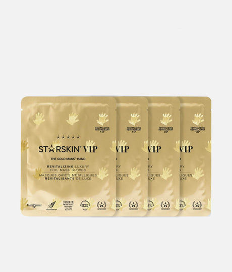 VIP THE GOLD MASK HAND 3+1 - Luxury Gold Foil Moisturizing Gloves
