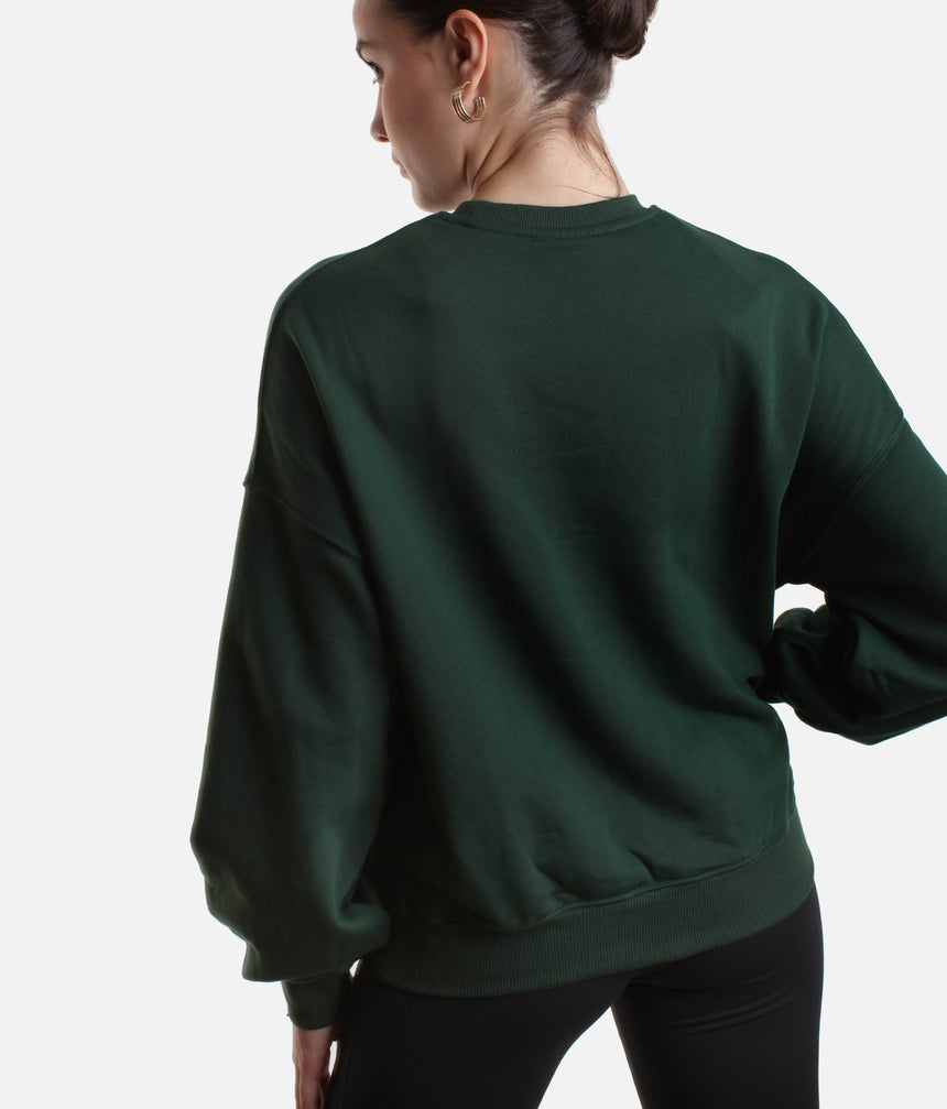 Green CLOUD SWEATER - Relaxed, Oversized Fit