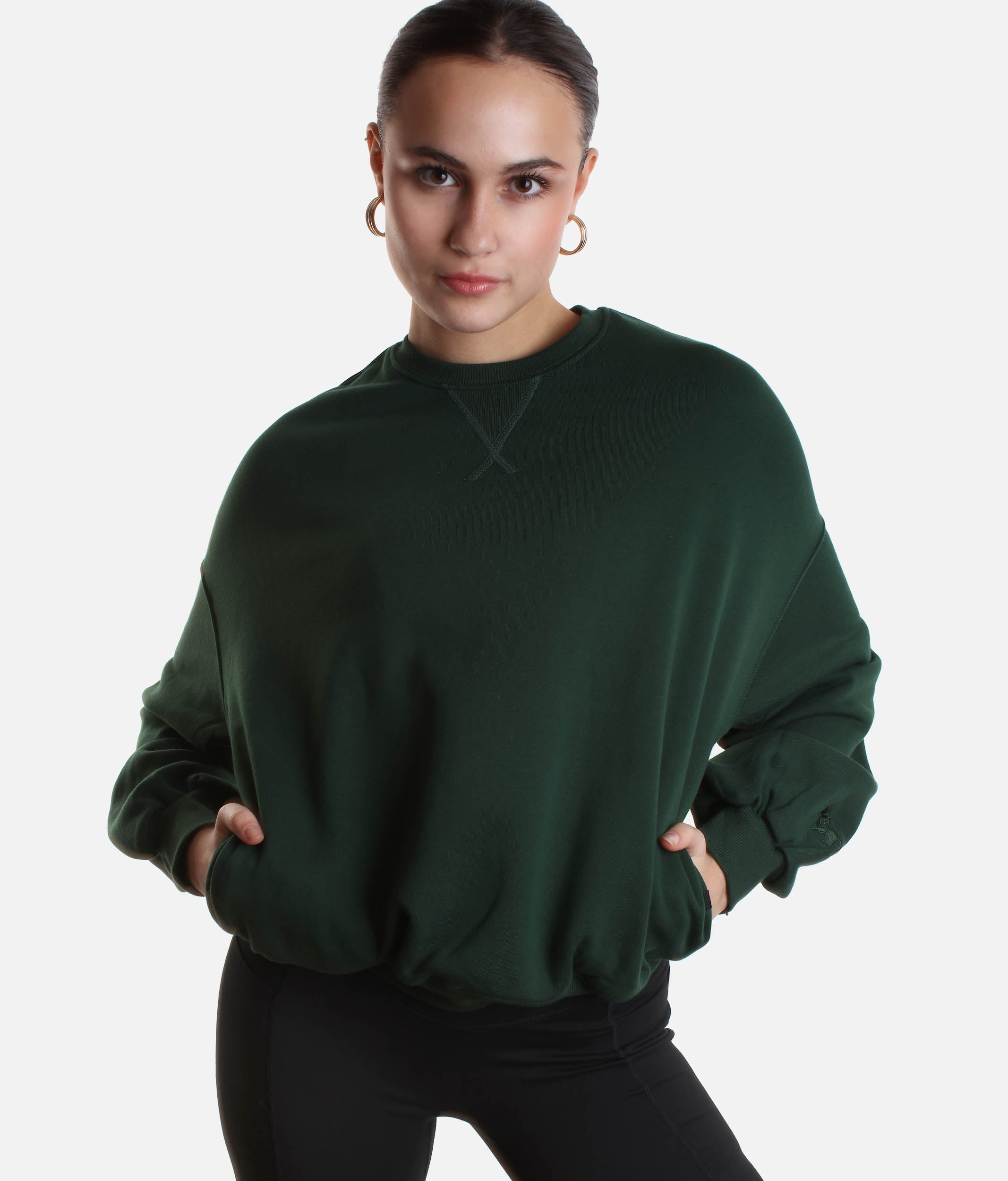 Green CLOUD SWEATER - Relaxed, Oversized Fit