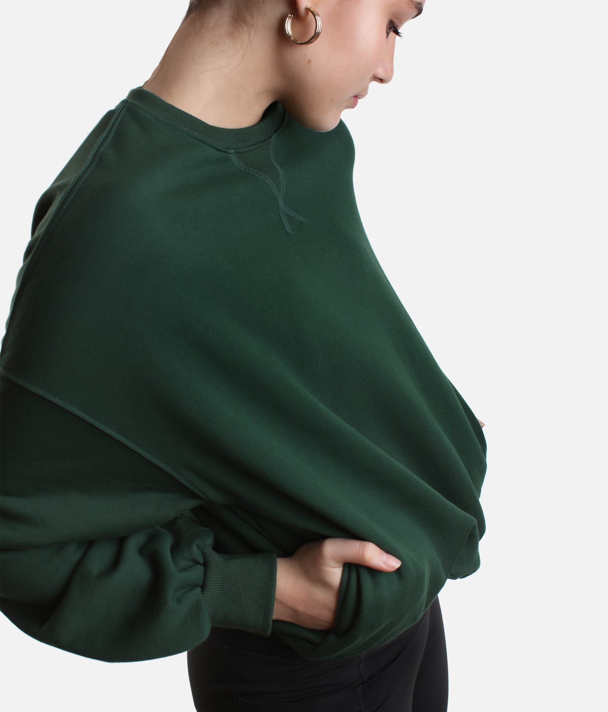 Green CLOUD SWEATER - Relaxed, Oversized Fit