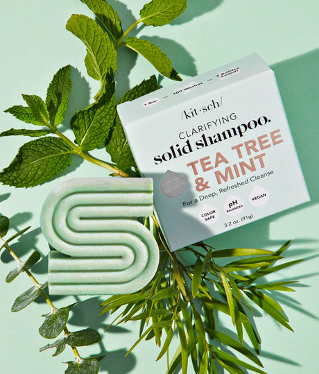 Tea Tree + Mint Clarifying Shampoo Bar - Show-Stopping Hair