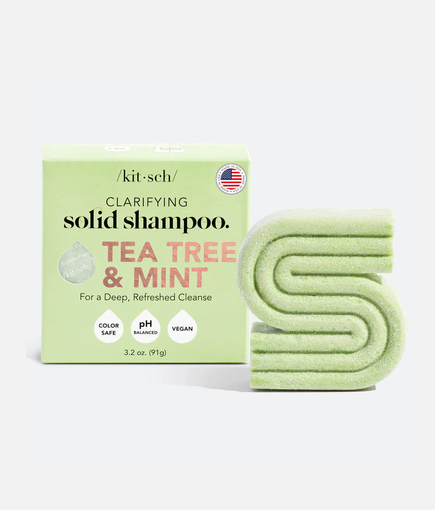 Tea Tree + Mint Clarifying Shampoo Bar - Show-Stopping Hair