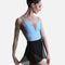 Short Pull-On Dance Skirt, Mock Wrap - CELINE