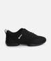 Vegan Performance Dance Sneaker with Spinning Points, Black Knit - GROOVIES TRAINER