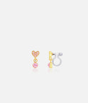 CLIP ON Earrings for Kids – Little Luxe Heart Drop, Hypoallergenic