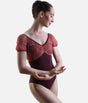 ILIZIA GL Vigneto • Ruched V-Neckline Ballet Leotard, Golden Label Collection