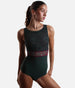 Elegant Lace Dance Leotard with Keyhole Back - IRIS GL BOTTIGLIA