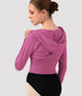 Orion Knit Hoodie for Dancers, Soft & Stretch Zip-Up Warm-Up Layer - J13003
