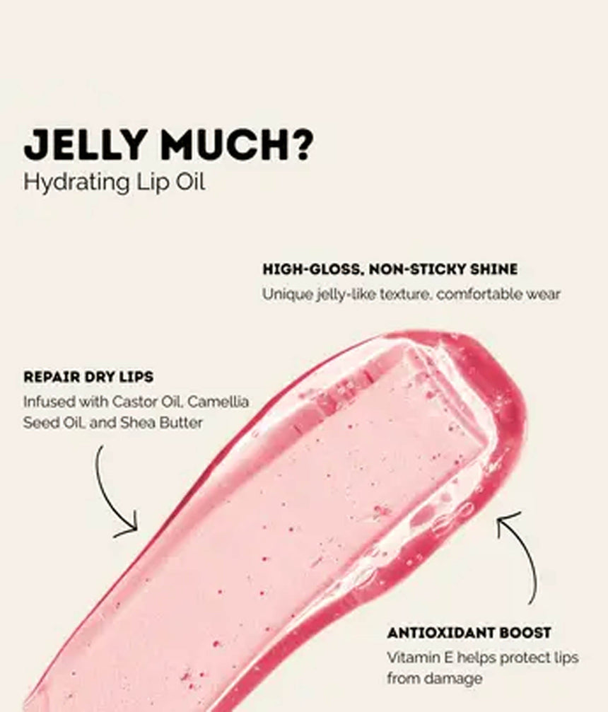 JELLY MUCH? Hydrating LIP OIL with Shea Butter & Aloe Vera