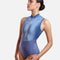 Front Zip Dance Leotard, High Neck - JESSICA