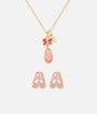 Necklace and Studs Gift Set, Ballet Shoes - Sweet Petite