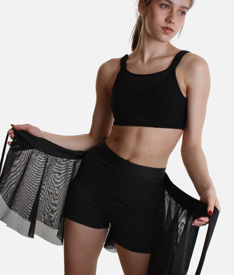 Juliet Wrap Skort – Ballet-Inspired High-Waisted Skirt with Pockets