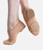 Stretch Canvas Jazz Shoes with Split Sole, Slip-On Dance Shoes - JZ75