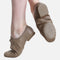 Split Sole Lace-Up Jazz Shoes, Leather Dance Shoes for All Levels - JZE09