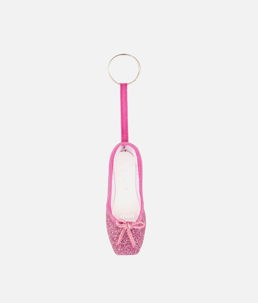 Glitter Pointe Shoe Keyring - KCE 01G