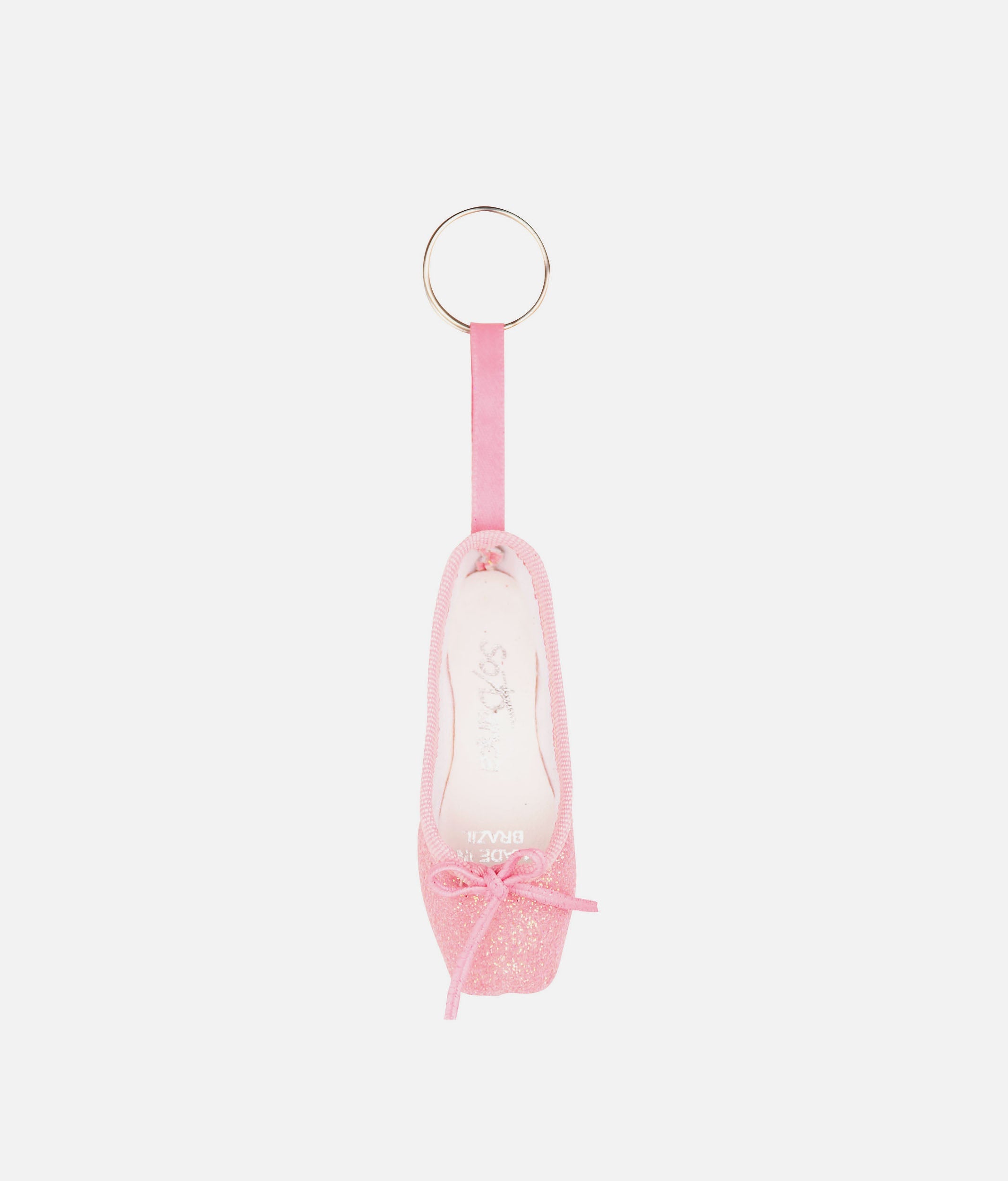 Glitter Pointe Shoe Keyring - KCE 01G