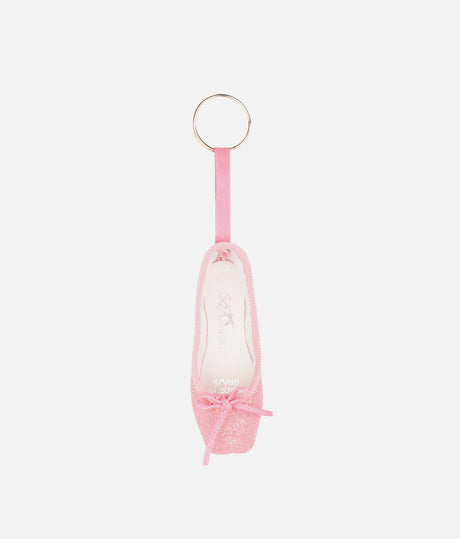 Glitter Pointe Shoe Keyring - KCE 01G