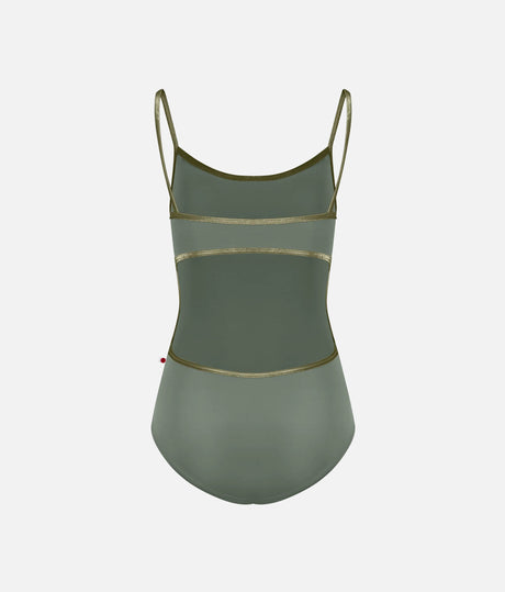 Kiki Ballet Leotard • Sage Techni with Open Back Design