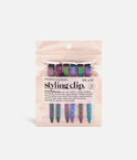 Iridescent Styling Hair Clips • 6-Piece Crease-Free Sectioning Set