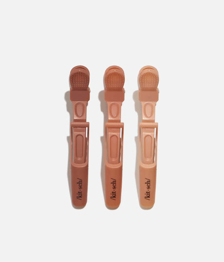 Multicolour No-Slip Crocodile Clips • 3-Piece Hair Sectioning Set