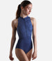 CASEY Zip Front Leotard, Premium Dancewear with Breathable Mesh Back - L40008