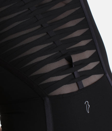 Camisole Dance Leotard, Mesh Twist Back - L5297