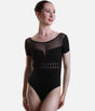 Talise Cap Sleeve Leotard, Black Ballet Dancewear - L9242