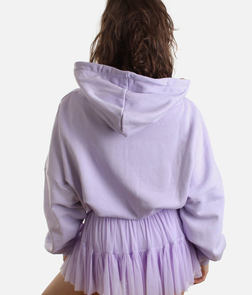 Lavender ZIP CLOUD HOODIE – Cozy Up in Dreamy Pastel Perfection