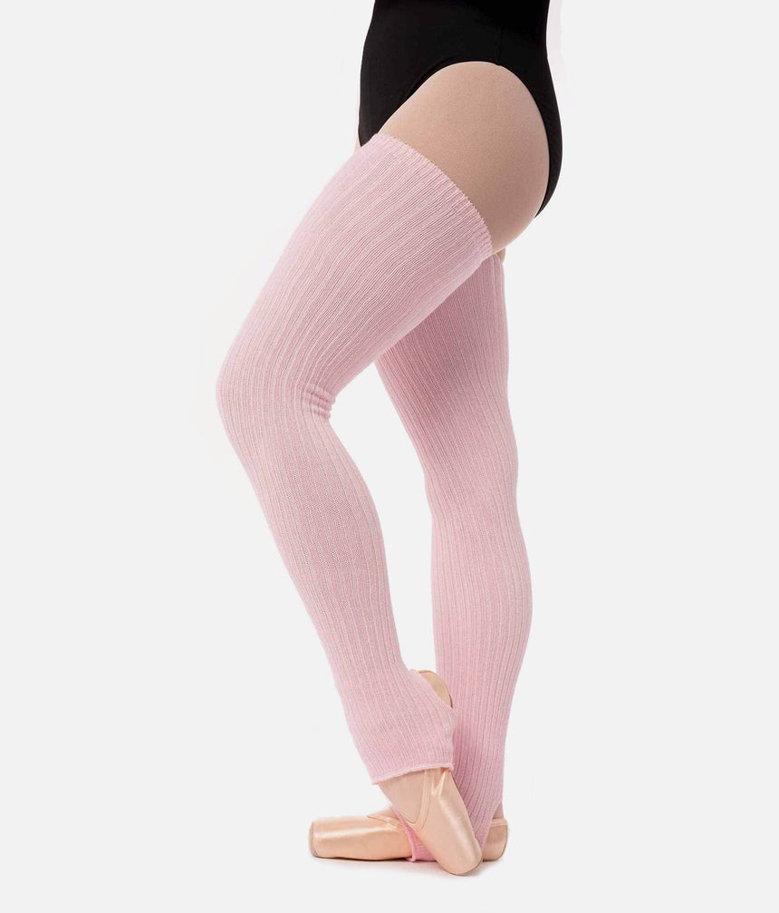 Long Stirrup Legwarmers, Bamboo Natural Fibers - 2041
