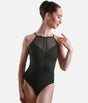Halter-Style Leotard, Mesh Open Back Dancewear - LICINIA
