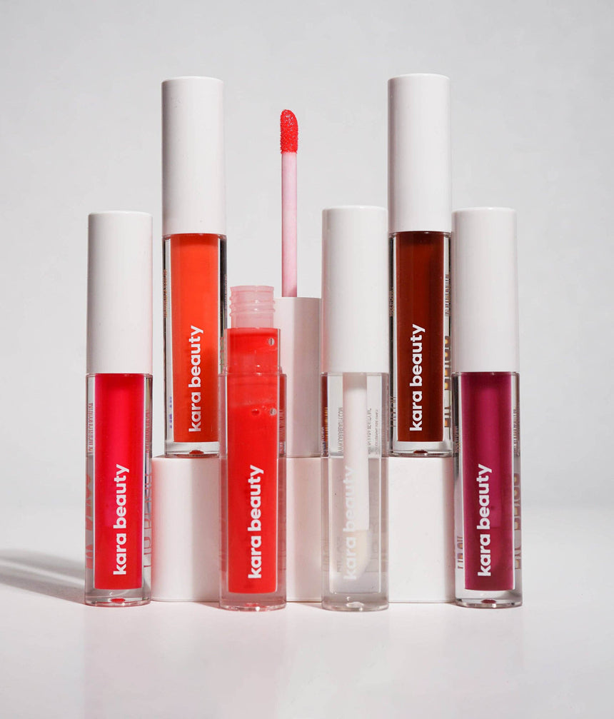 6-Piece Hydrating Lip Oil Gloss Set with Shea & Hyaluronic Acid - LIP BLISS