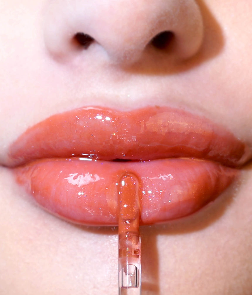 STARCROSSED GLITTER LIP GLOSS High Shine, Non-Sticky Glow - DEEP IN LOVE