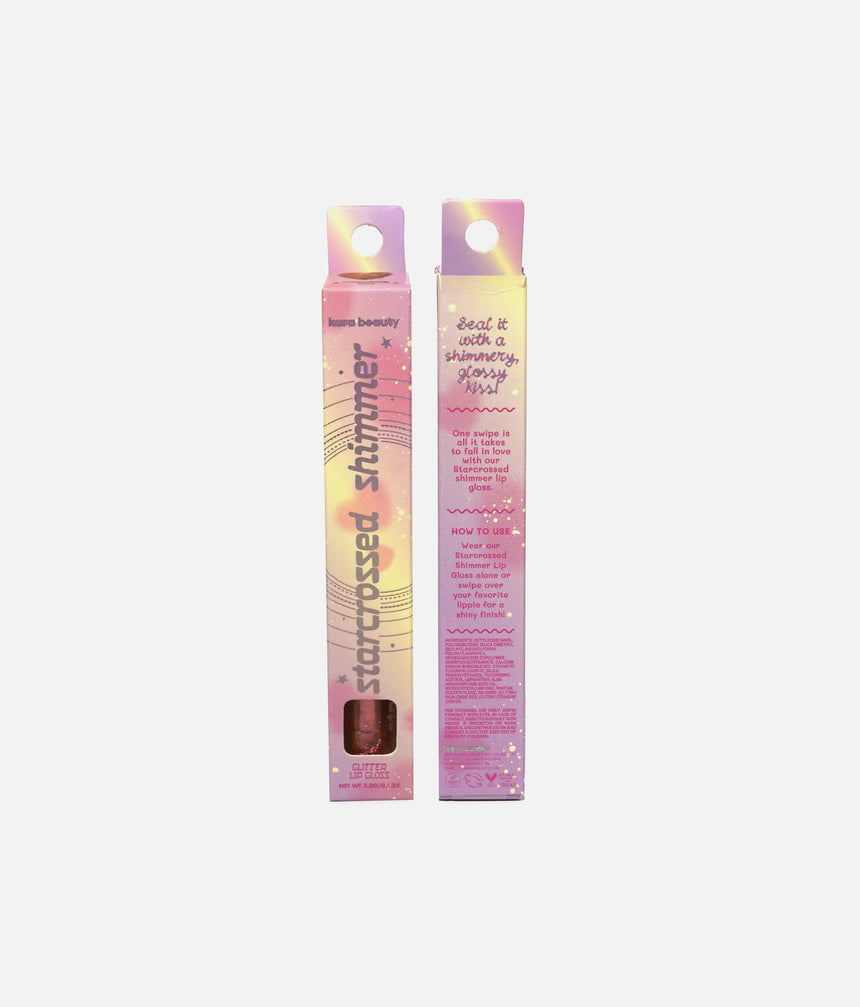 STARCROSSED GLITTER LIP GLOSS for Hydrated, Glossy Lips - CHAMPAGNE KISS
