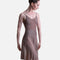 So Danca LS71 Luciana Sagioro mesh skirt in Nut, styled over the matching LS64 camisole leotard