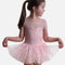 Girls Cap Sleeve Tutu Dress with Sparkling Floral Tulle - M1561C