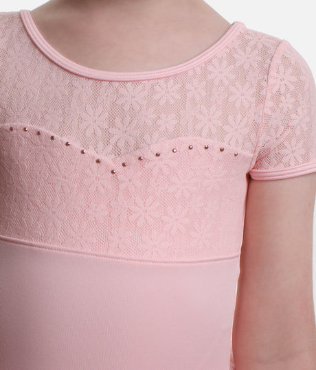 Majesty Cap Sleeve Tutu Dress, Daisy Lace Detail  - M1564C