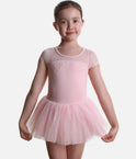 Petite Adagio Girls’ Cap Sleeve Tutu Dress • Pink M20012C