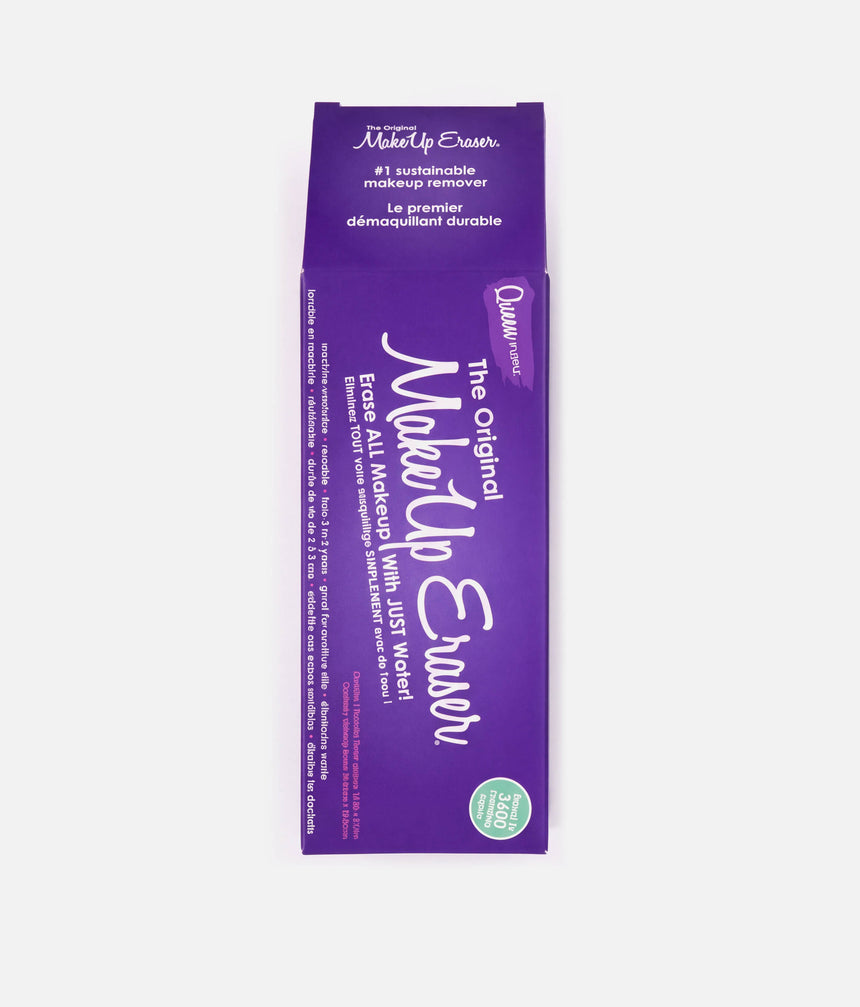 MakeUp Eraser Queen Purple PRO full-size reusable makeup-removal cloth in purple.